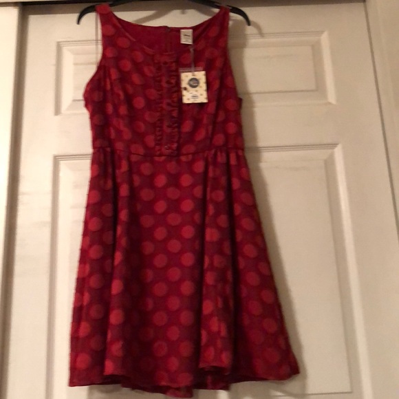 LC Lauren Conrad Dresses & Skirts - Disney Lauren Conrad size 12 biking red dress NWT